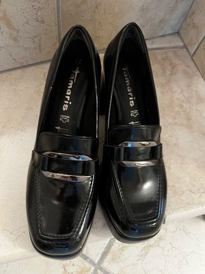 Pumps von Tamaris Gr. 38 Schwarz mit Absatz
