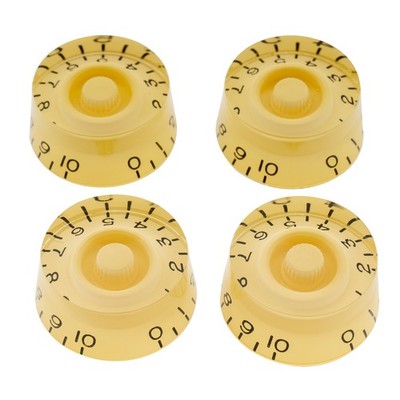 Musiclily Pro 4Pcs Cream Imperial Inch Control Speed Knob For US Les Paul Guitar