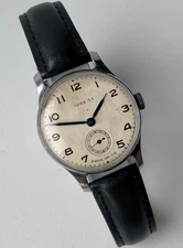 Pobeda 2602 Model CHN-802K Vintage Original Soviet Mechanical Watch 2 MChZ 1954