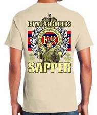 Royal Engineers T-Shirt Sapper Tshirt RE Sweatshirt British Army Grey