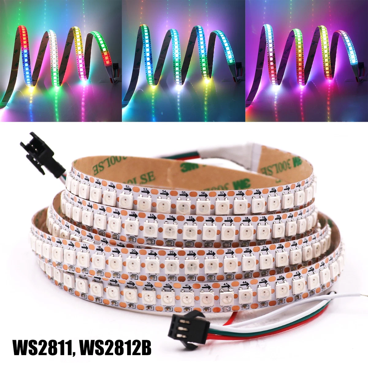100 Stück WS2812B RGB LED 5050SMD – Adressierbare Pixel DC 5V Für Coole Lichteffekte