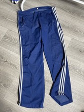 VINTAGE ADIDAS 70-80s Pants Cotton BLUE SIZE 5 M/L Men  s Rare Antique
