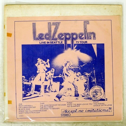LED ZEPPELIN LIVE IN SEATTLE THE AMAZING KORNYFONE RECORD LABEL 2964 US 2LP