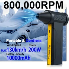 800000 RPM Brushless Motor Electric Turbo Jet Fan High-Speed Turbo Violent Fan