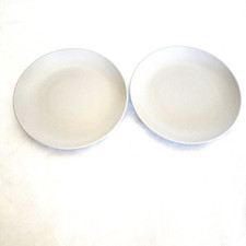 NEW!! (2) IKEA FARGKLAR Matte Light Gray Deep Plate Bowl 2 Pack (8") 204.793.83