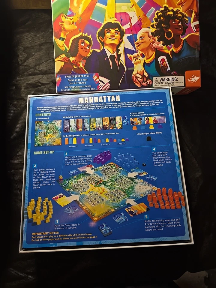 Manhattan Board Game (New Version) by FoxMind Games - Mandoo Games - Image 4 of 4