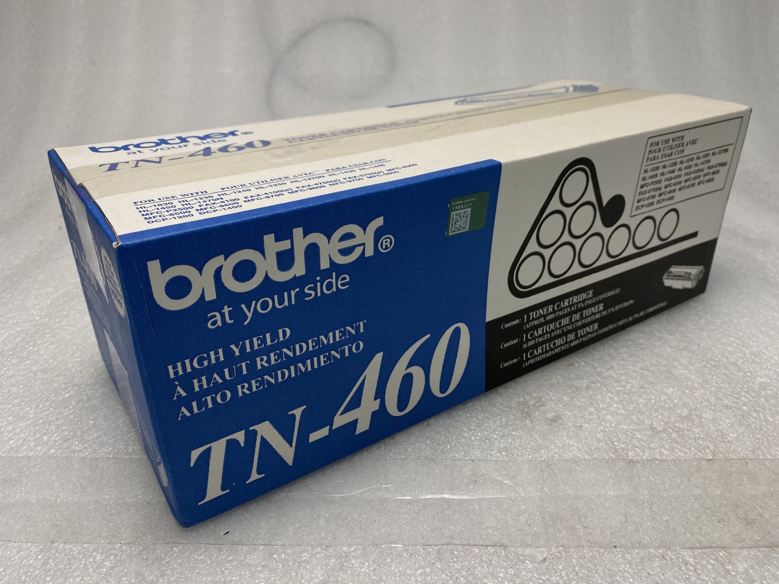 Brother TN-460 Black Toner Cartridge For HL-1030 HL-1230 HL-1240 Genuine