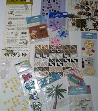 Scrapbooking Supplies Lot (13 Sheets) • Jolee’s Boutique, EK Success, Paper...