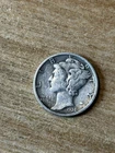 1936S Mercury Dime F+