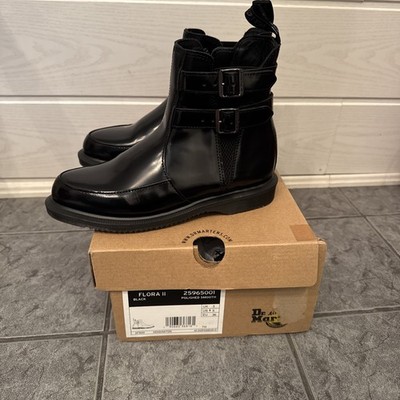 Doc Martens Flora II Boots Gr 36 Schwarz neu
