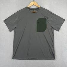 Ten Thousand Shirt Mens Small Gray The Versatile Chest Pocket Performance Light