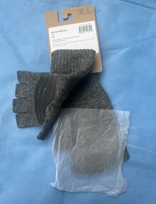 Simms Wool Half Finger Glove Steel Size L/XL Brand New with Tags 13234-030-4050
