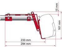 Fiamma Halterung Kit Roof Rail F45 / F70