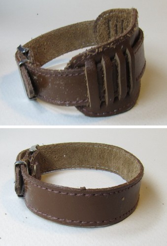 Genuine Leather Vintage Military Watch Strap Band 18mm~Brown #32225 - Picture 3 of 6