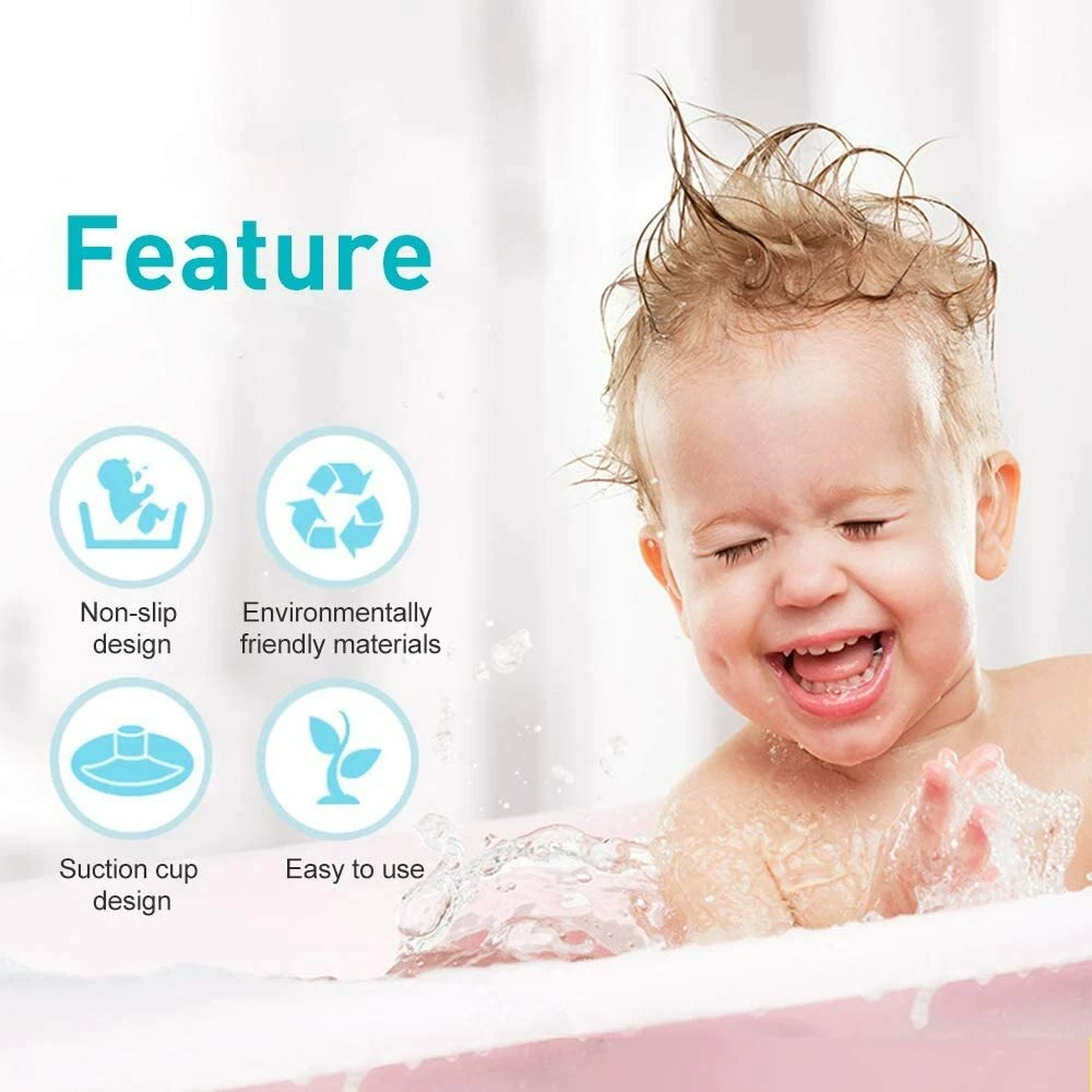 Cartoon Cute Baby Shower Bath Tub Pad, Non-slip Newborn Bathtub