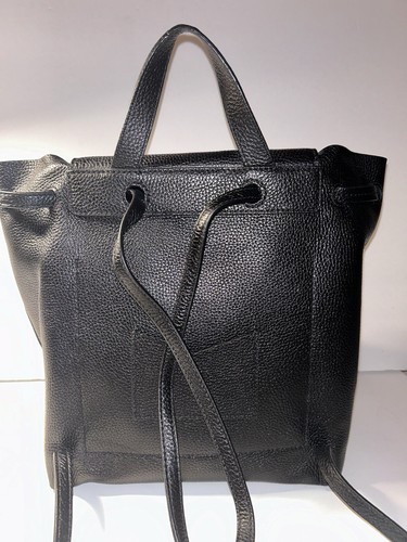 MICHAEL KORS Junie Flap Gray Backpack Pebbled Leather Bag - Picture 4 of 15