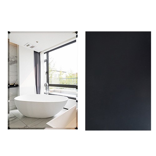 Frameless Mirror Self-Adhesive Bathroom Wall Hanging Glass Vanity Mirror Hallway - Picture 14 of 22