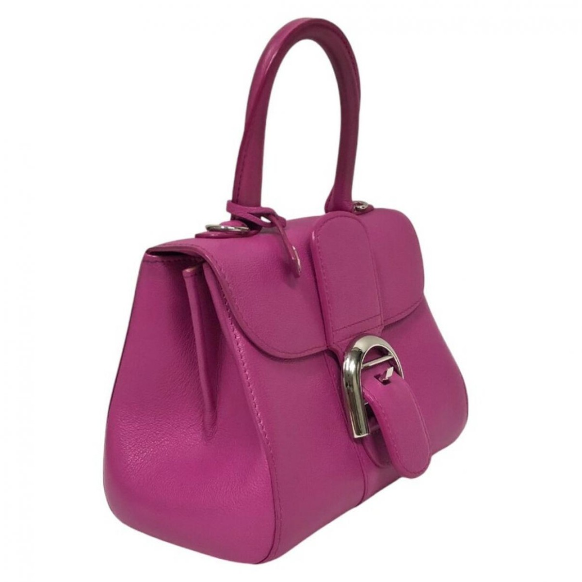 DELVAUX Brillon Mini Hot Pink Calf Women's Handbag #42432 | eBay
