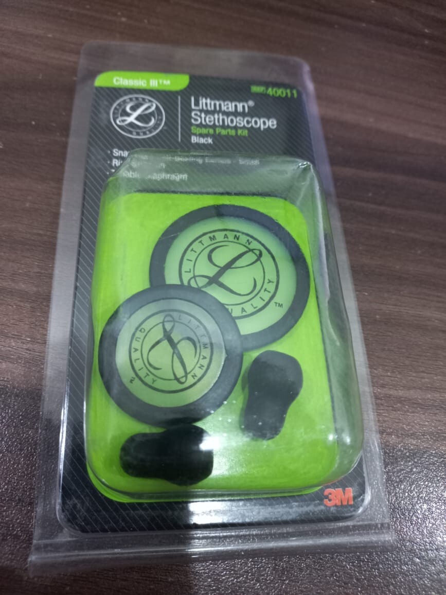 3M Littmann Classic III Stethoscope Spare Parts Kit 40011 Black
