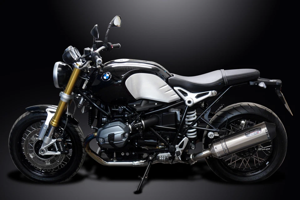 BMW R Nine T 2014-19 Delkevic Slip On 13.5" X-Oval Kit de silenciador de escape de acero inoxidable Foto 3 de 4