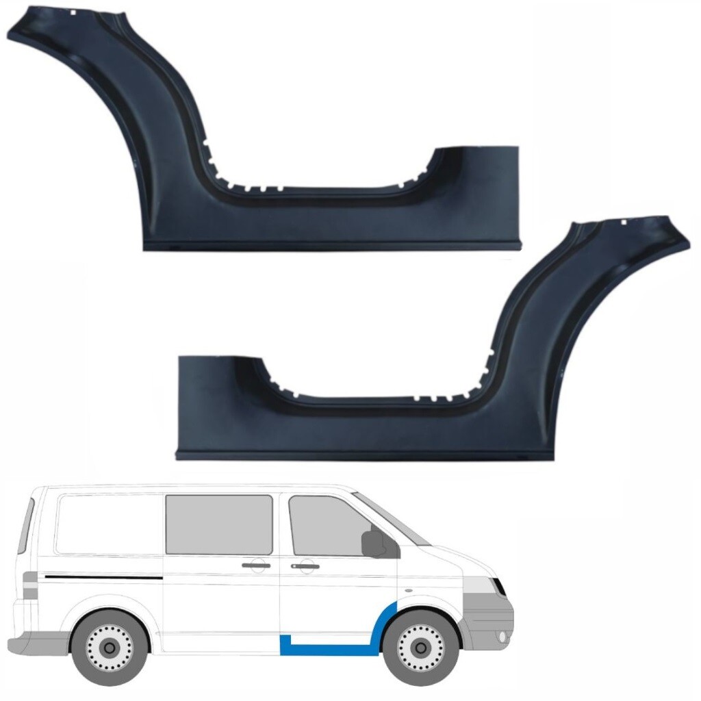 VOLKSWAGEN TRANSPORTER T5 2003-2015 1/3 FRONT ARCH SILL REPAIR PANEL / PAIR