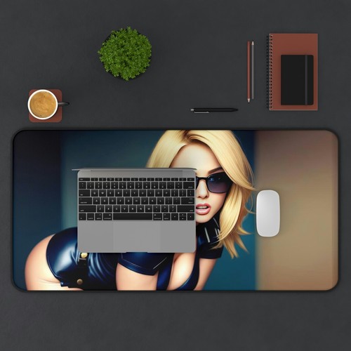 15.5" x 31" | Desk Mat | Carly the Cute Cop | Enchantress - 第 4/6 張圖片