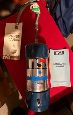 NSA Bacteriostatic Water Treatment Unit, Model 100S, Under the Sink, Never Used