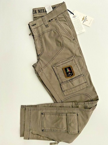 Aeronautica Militare Uomo PANTALONE TASCONATO anti -g art.202PA939CT2768 |  eBay