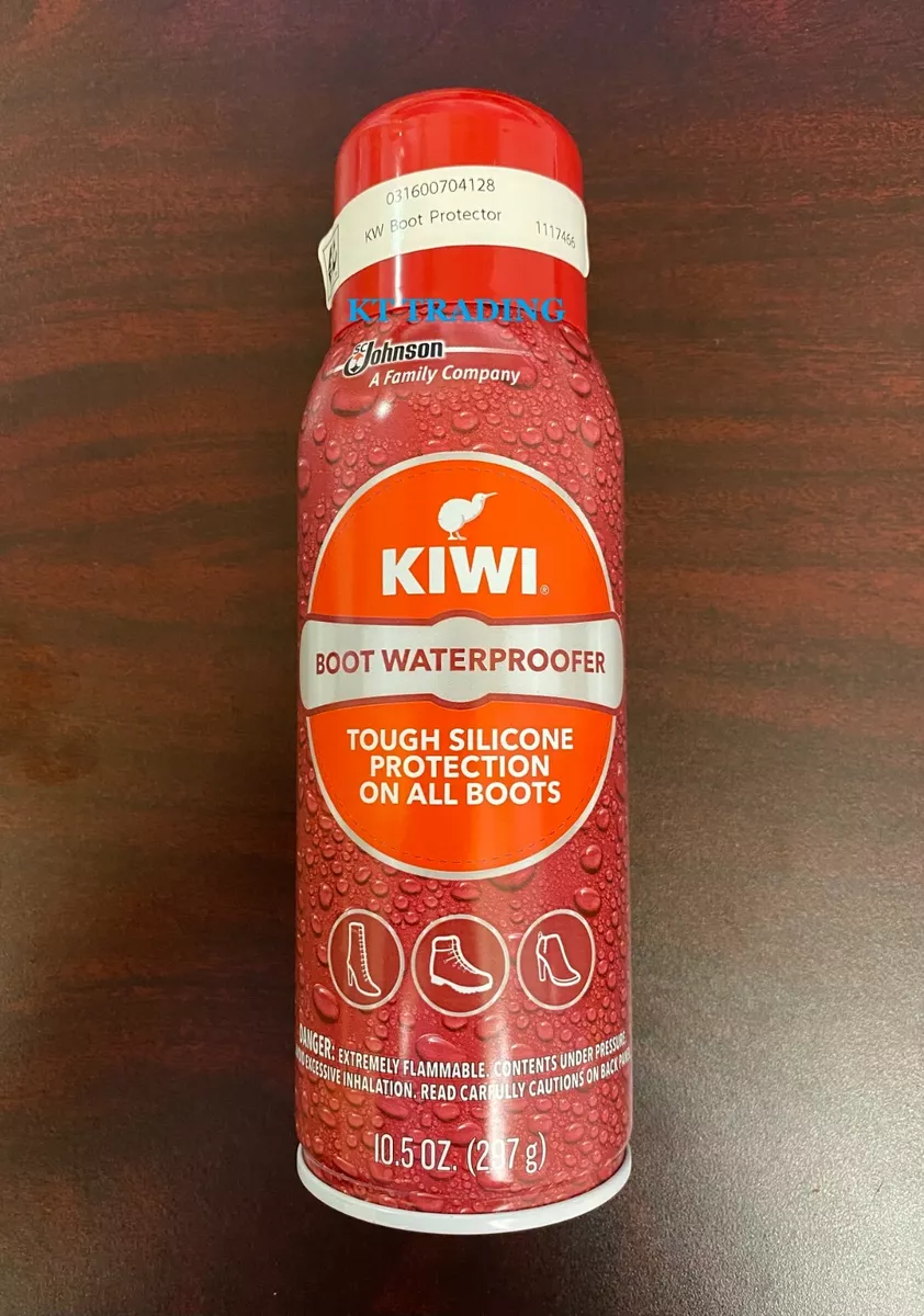 Kiwi boot and shop shoe protector spray
