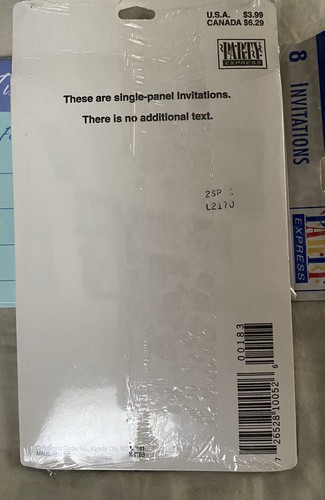 NOS: 16 Blue Vintage ‘Tis The Season For a Holiday Get-Together" Invitations - Picture 2 of 2