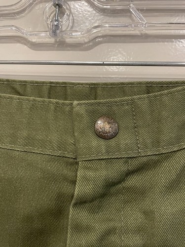 Vtg Boy Scouts Of America Pants Olive Green 36x32 - Picture 2 of 3