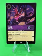 💫💫Disney Lorcana: Into The Inklands IAGO Pretty Polly Foil 40/204, Common!💫💫