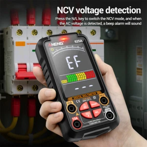 ANENG 625A Multimètre numérique rechargeable NCV Ampèremètre Voltmètre AC DC Testeur