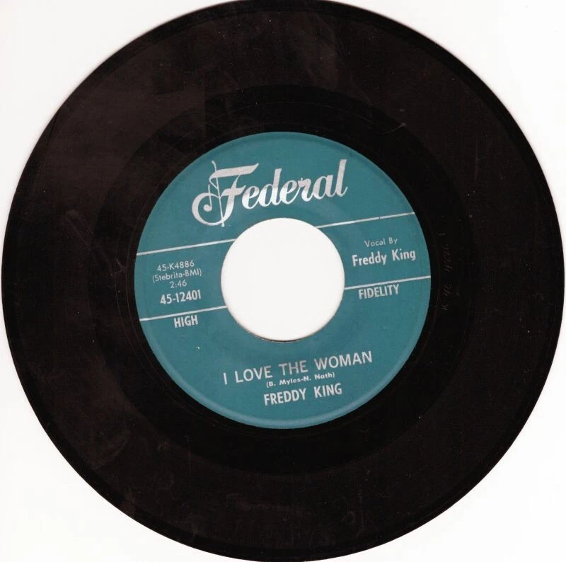 Freddy King – Hide Away / I Love The Woman 7" 45 - Image 3 of 4