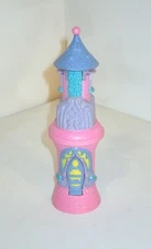 Vtg 1995 StarCastle Jewelry Castle Pink Tower Bridge w Turret Trendmasters Polly