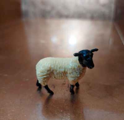 Britains Farm 1.32 Scale Super Rare 1992 Black Face Suffolk Sheep Vintage 