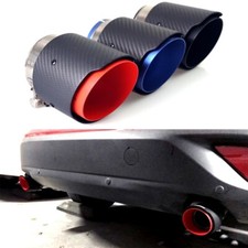 1Piece Modified Carbon Exhaust Tip Muffler Pipe For Mazda CX-3 4 5 Axela ATENZA