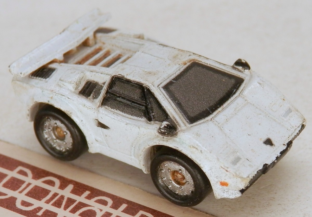 Micro Machines 1978-85 Lamborghini Countach White Sports Car w