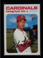 KWANG-HYUN KIM 2020 TOPPS HERTAGE CHROME #THC-544 ROOKIE WHITE #71/71 FC9471