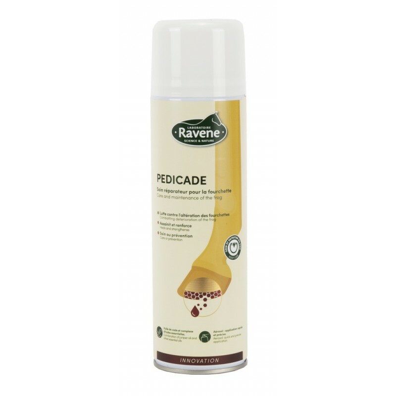 Fourchettes pourries du cheval : soignez le sabot avec le soin Pedicade Ravene 500ml