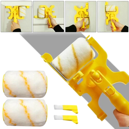 5 in 1 Clean-Cut Paint Edge Roller Brush Safe Tool for Home Wall Ceilings Set - Picture 1 of 11