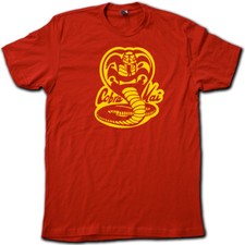   COBRA KAI  80  s Karate Kid RETRO T-Shirt. Super-Soft Cotton Graphic Movie Tee 