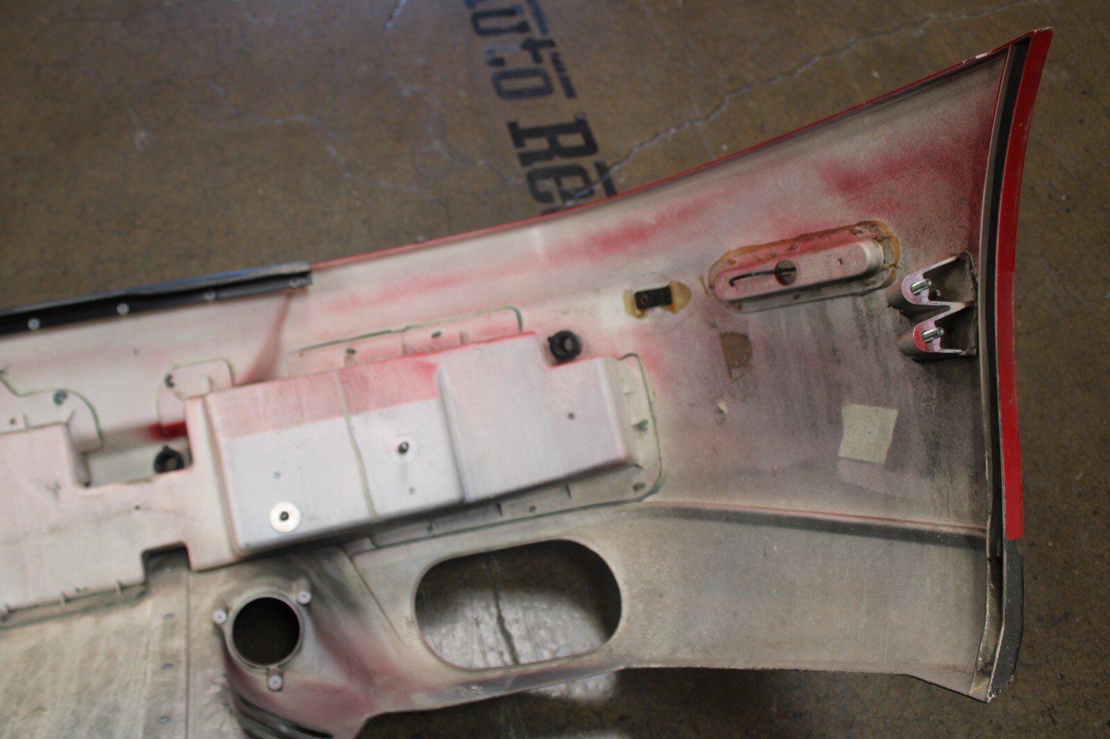 Ferrari 599 GTB, Rear Bumper Cover w/ Sensor Option, Dmg, Used, P/N 82902010