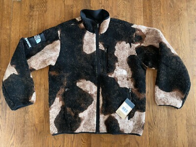 ジャケット・アウター Bleached Denim Print Fleece Jacket Sサイズ】Bleached Denim Print Fleece Jacket