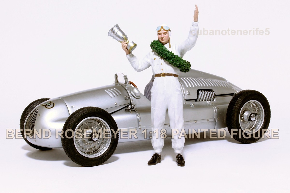 BERND ROSEMEYER Figure for 1:18 Auto Union TYPE C CMC!! NO CAR