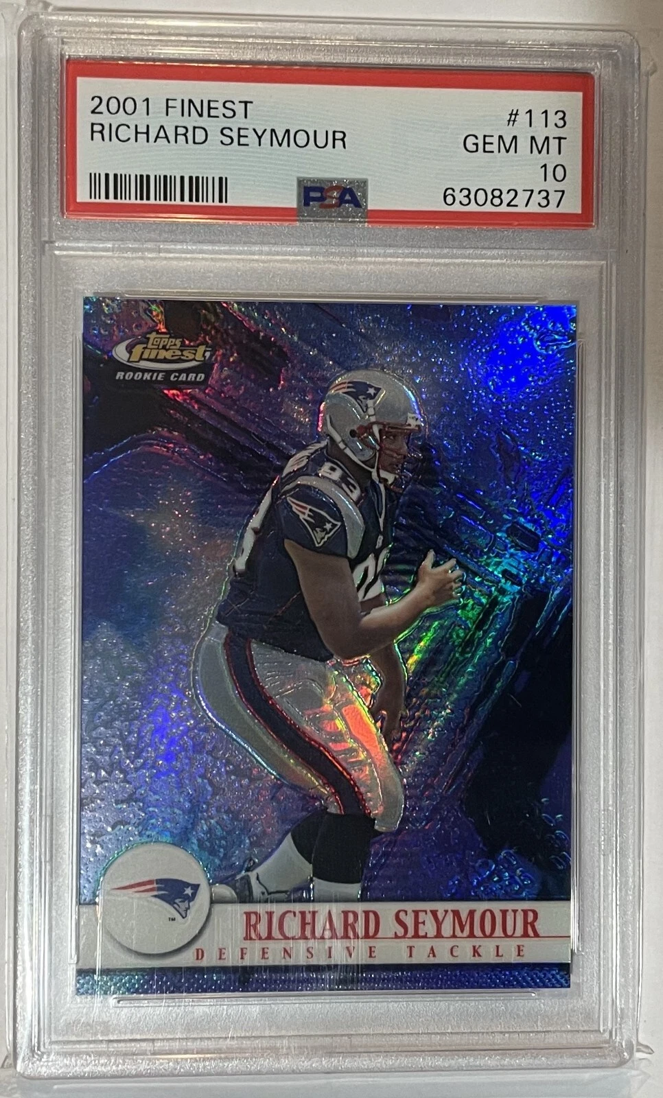 Richard Seymour Finest #113 Base