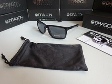 Dragon Melee Shiny Black Smoke Sunglasses NIB 2019