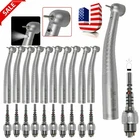 1-10* Dental High Speed Fiber Optic Turbine Handpiecce/6Hole Coupler fit Kavo SA