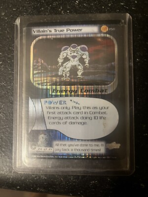 Dragon Ball Z CCG Villain's True Power UR Card. Ultra Rare