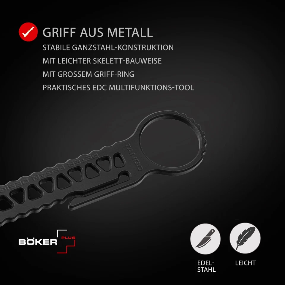 BÖKER PLUS® Tango Bar Mini Multitool Prybar Werkzeug Hebel Stemmeisen - 09BO902  - Bild 4 von 4